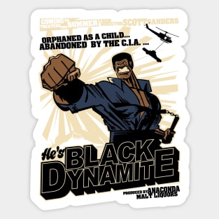 Black Dynamite! Dy-Na-Mite!! Sticker